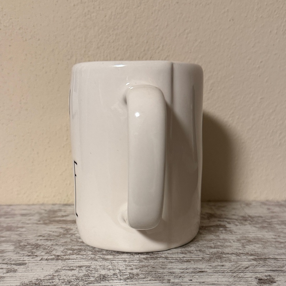 Rae Dunn “MY LOVE” Ceramic Mug Pink Interior - Picture 2 of 6